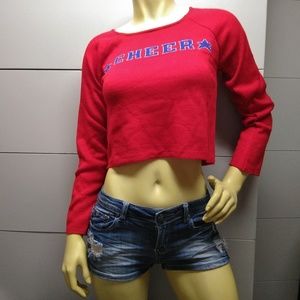 Vintage Body Wrappers Pullover Crop Top/Sweater